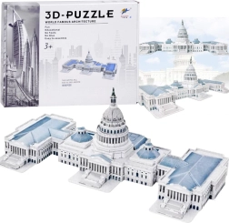 3D Puzzle Kapitólium USA 132 darab