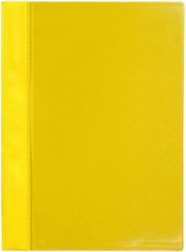 A4 PVC gyorslefűző, sárga