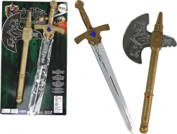 lovagi készlet karddal és bárddal gyerekeknek hanghatásokkal
