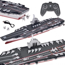 RC repülőgép-hordozó 1:1000 – távirányítású modell mini repülőkkel