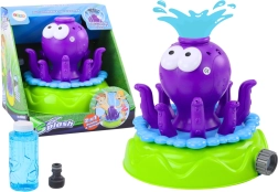 Kerti permetező Polip szökőkúttal és buborékfújóval Lila