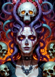 Puzzle Sötét boszorkány 1000 darab