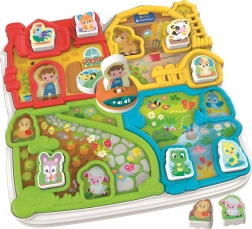 Interaktív gyermekfarm dallamokkal és hangokkal