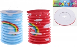 Lampion henger Szivárvány 15 cm