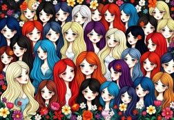 Alipson puzzle Titokzatos kert hölgyei 1000 darab