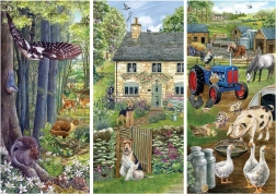 Puzzle Farma Woodland 1000 darabos