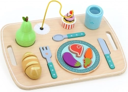 Vilac Fa aktivitásos tálca étellel