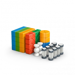 Geomag Magicube Shapes – építőkészlet 128 darab