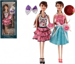 Ízületes divatbaba kiegészítőkkel, 30 cm