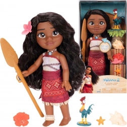 Interaktív éneklő baba MOANA 2 35 cm kiegészítőkkel