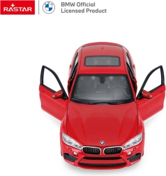 Fém modell 1:24 BMW X6 M piros RASTAR