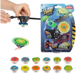 Világítós mechanikus giroszkóp 5 cm fém elemekkel és indítóval