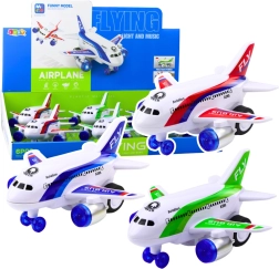 Elemekkel működő játék repülőgép hatásokkal