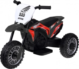 Gyermek elektromos háromkerekű zenelejátszással – fekete