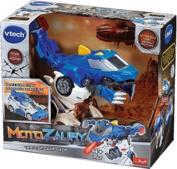 VTech Motozaurusz Therizinoszaurusz Oxor – interaktív 2 az 1-ben játék rendőrautó
