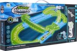 Világító versenypálya a sötétben, 31 darab