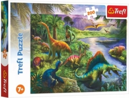 Trefl puzzle – ragadozó dinoszauruszok, 200 darab