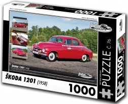 retro-autó puzzle Škoda 1201 – 1000 darab