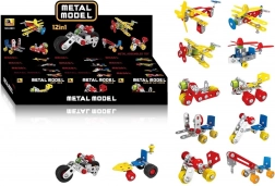 Közlekedési eszköz építőkészlet fém/műanyag