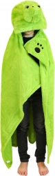 Cozy Noxxiez meleg gyerek kapucnis takaró – teknős