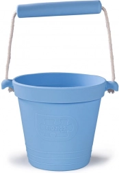 Világoskék BIGJIGS szilikon strandvödör