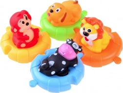 Gumiból készült állatok úszó kirakós játék