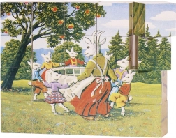 Goki fából készült mesekockák 20 db