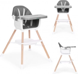 2 az 1-ben etetőszék, szürke, ECOTOYS