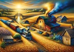 Puzzle Őszi Út 260 darab