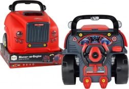 Piros műhely játékteherautó - szétszedhető