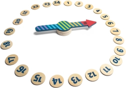 Fa kültéri játék Pörgesd meg a nyilat – színek és számok