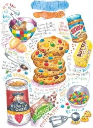 Óriás sütis kirakó 1000 darabbal