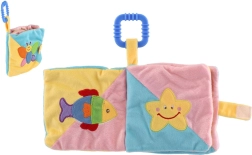Puha textil függőkönyv babáknak