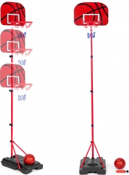 Gyerek kosárlabda palánk állítható magassággal és pumpával