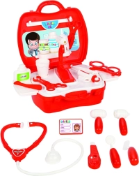 Orvosi készlet hordozható bőröndben