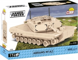 COBI Abrams M1A2 – 1:72-es harckocsi építőkészlet (174 elem)
