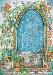 1000 darabos puzzle – egy művész őrült elméje, Paul Korky (puzzle + poszter)