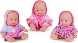 Aranyos baba színes köpenyben