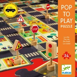 Djeco óriás puzzle - város
