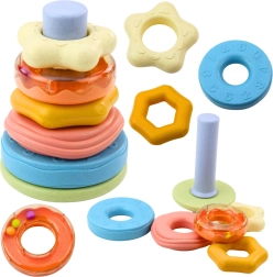 Érzékszervi torony gyűrűkkel kisgyermekek számára