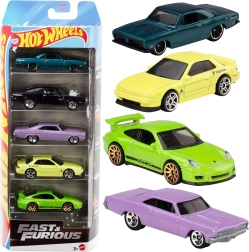Hot Wheels Halálos iramban – 5 darabos fém kisautó készlet