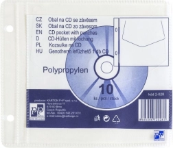 Átlátszó CD tok euroakasztóval