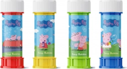 Buborékfújó MALACKA PEPPA motívummal 60 ml