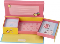 Rózsaszín doboz apróságokhoz és ékszerekhez