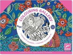 Színezhető poszterek – virágok DJECO