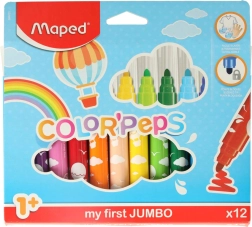 MAPED Color’Peps Early Age filctollak 1+ éves gyerekeknek, 12 szín