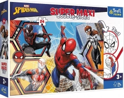 Kétoldalas Spider-Man Super Maxi puzzle, 24 darabos