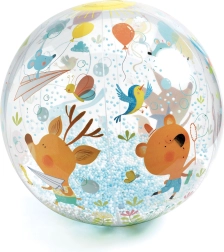 felfújható labda gyöngyökkel djeco