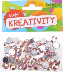 Felvarrható díszgyöngyök 10 mm – 80 db