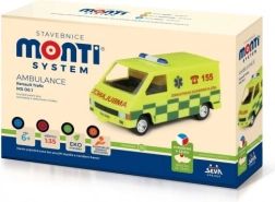 Monti System Építőkészlet Mentő Renault Trafic modell 1:35
